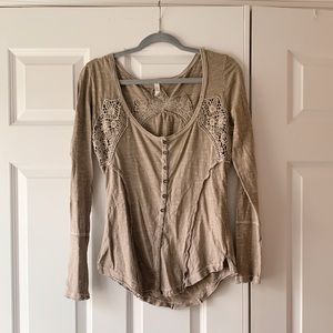 Free People Long Sleeve Top